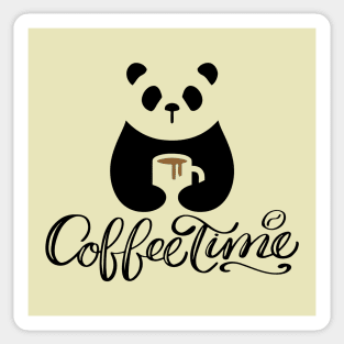 Coffee Time - "Panda" Sticker